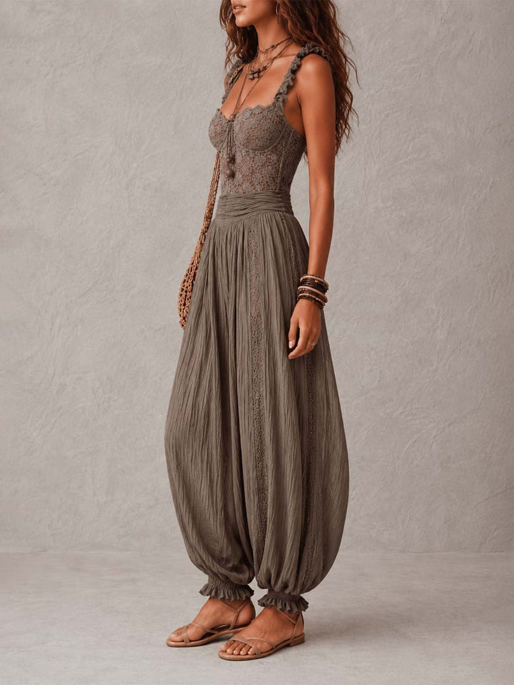 Willow Bohemian Lace Wide-Leg Jumpsuit