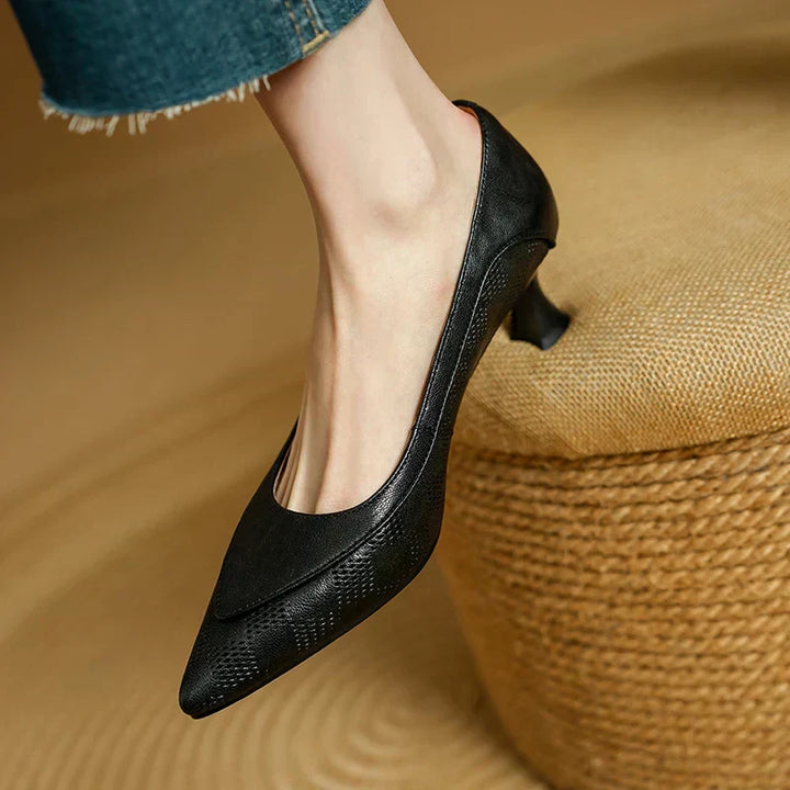 Lyra™ | Timeless Leather Pumps
