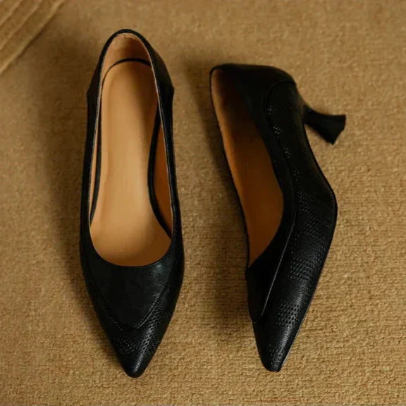 Lyra™ | Timeless Leather Pumps