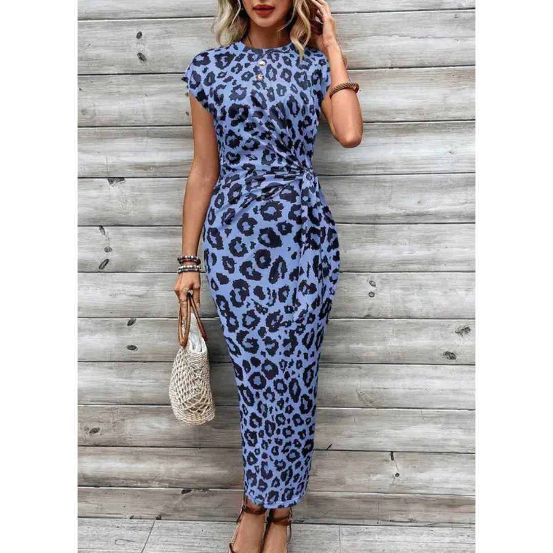 FELICIATIT - Chic Bodycon Dress with Crew