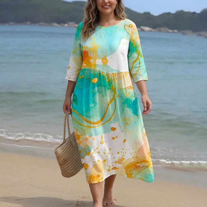 Marina - Summer Printed Dress