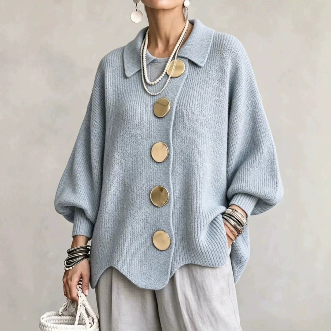 Claire | Elegant Textured Knit Sweater