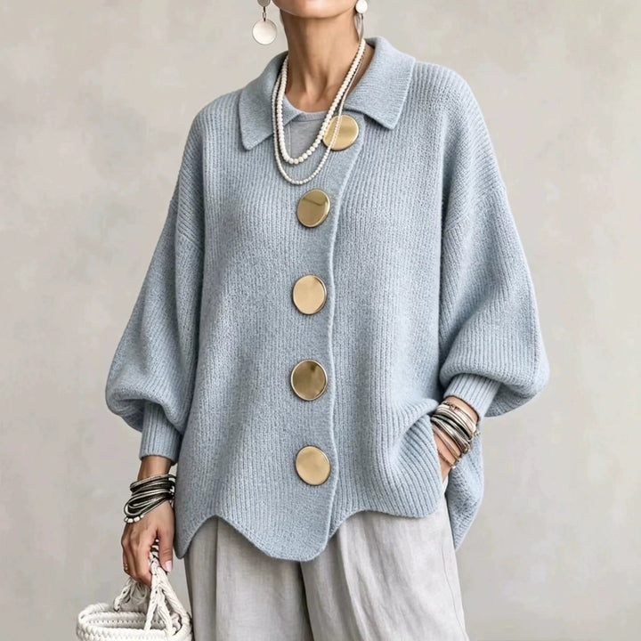 Claire | Elegant Textured Knit Sweater