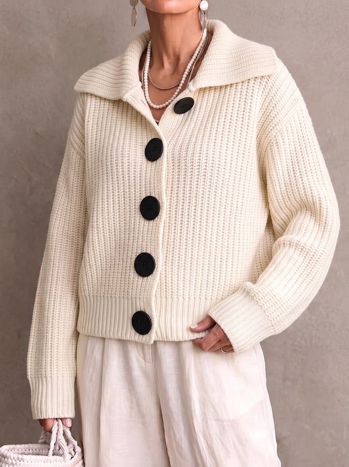 Victoria | Chunky Collared Cardigan
