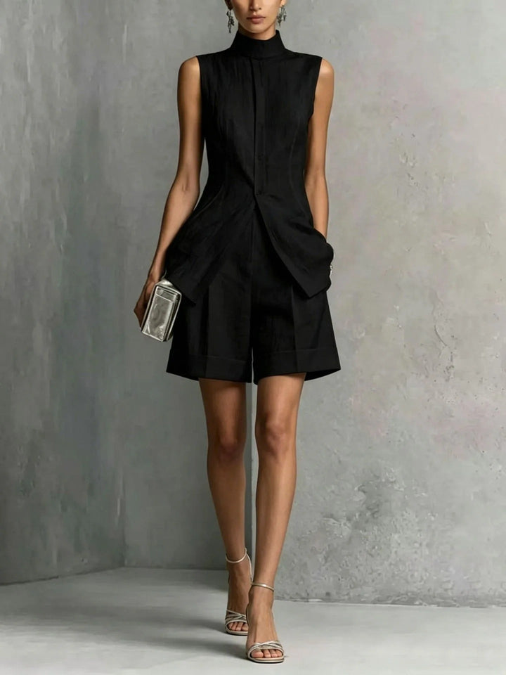 Alice Elegant Waistcoat and Shorts Set