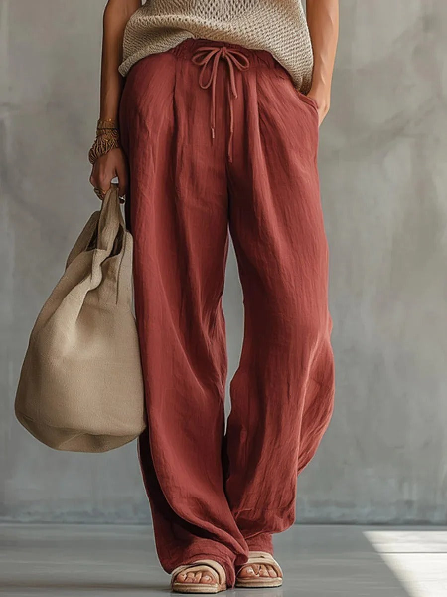 Eleanor Knitted Top and Flowing Trouser Set