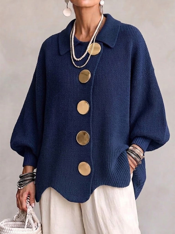 Claire | Elegant Textured Knit Sweater