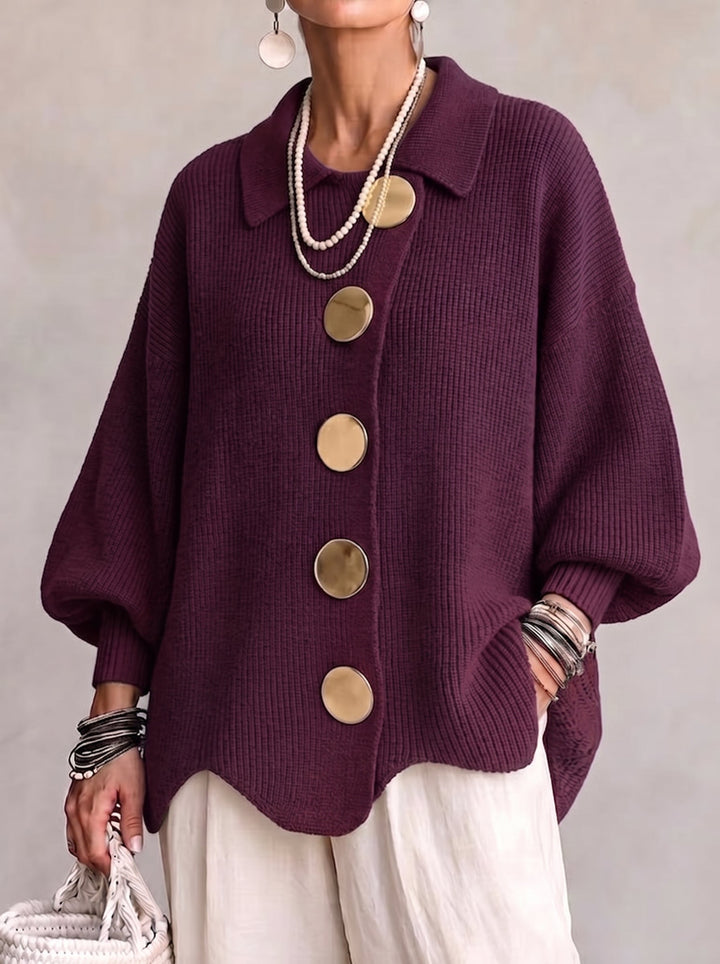 Claire | Elegant Textured Knit Sweater