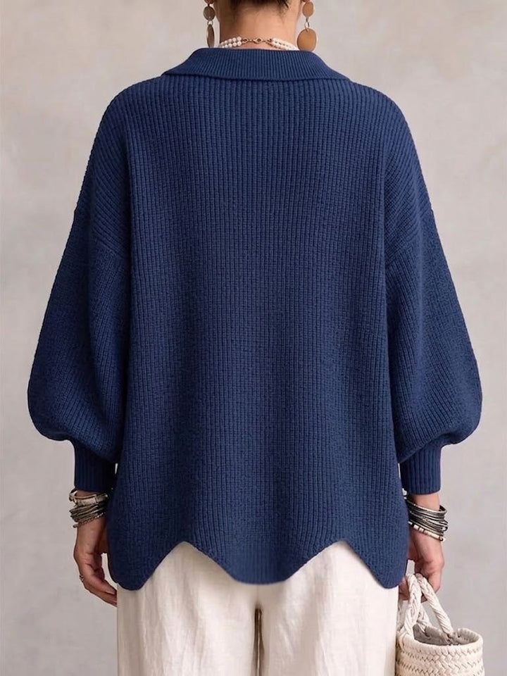 Claire | Elegant Textured Knit Sweater